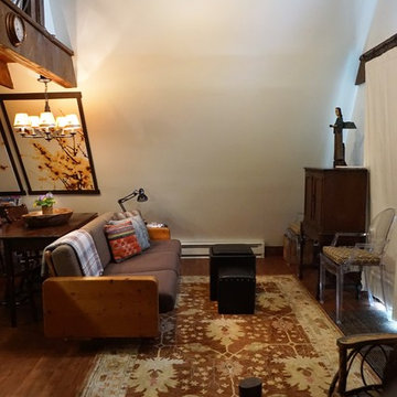 rustic cabin living room