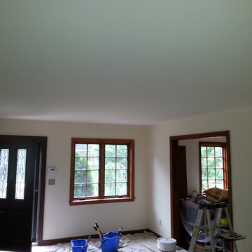 Plaster Ceiling, Drywall Makeover
