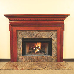 Belcourt Wood Fireplace Mantel - Fireplace Accessories