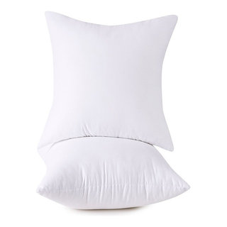 Pillow Insert 22x22 Throw Pillow Stuffing Made in USA Cotton Shell and  Hypoallergenic Poly Fiber Fill Sham Form Inserts 