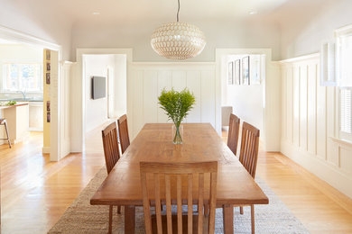 Design ideas for a transitional dining room in San Francisco.