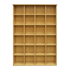 50 Most Por Dvd And Cd Racks For 2019 Houzz Uk Pigeon Hole 480 Cd 312 Dvd Media Cubby Shelf Beech