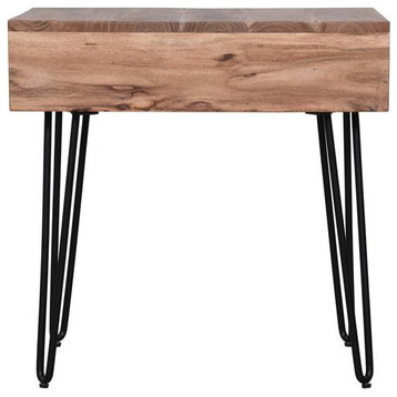 2085-7, Solid Acacia Side Table