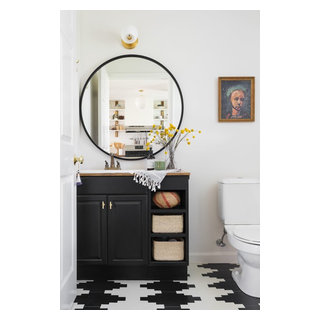 My Home Tour- featured in Domino Magazine - Eclectic - Powder Room ...