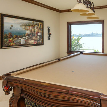 Wood Picture Window in Exquisite Pool Table Room - Renewal by Andersen San Franc
