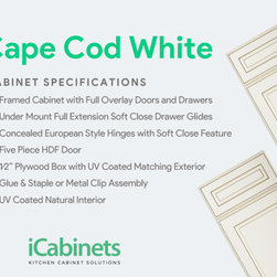 Cape Cod White - Kitchen Cabinetry