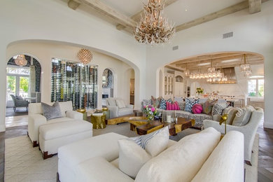Inspiration for a family room remodel in San Diego