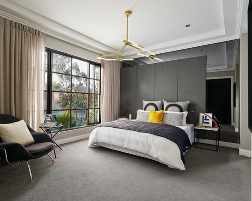 4 000 Grey  Bedroom  with Carpet Design  Ideas  Remodel 