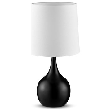 23.5"H Niyor Black Table Touch Lamp