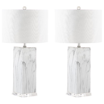 Safavieh Olympia Marble Table Lamps, Set of 2