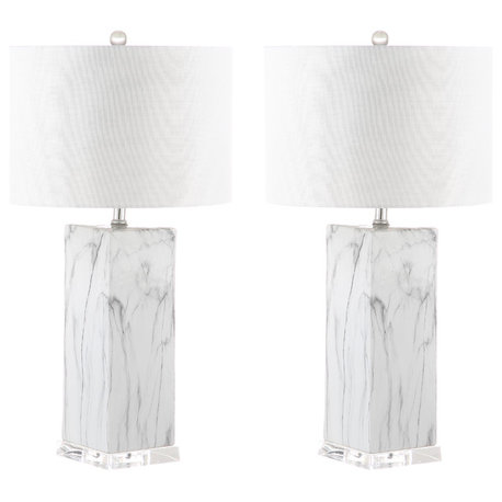 Safavieh Olympia Marble Table Lamps, Set of 2