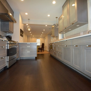 Modern Quartz Open Plan Kitchen