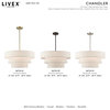 Chandler 4-Light Antique Brass Pendant Chandelier