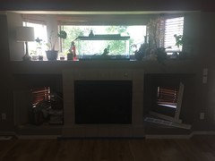 Tv On Wall Opposite Fireplace