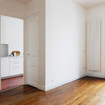Un séjour rajeuni avec un parquet d'origine flambant neuf