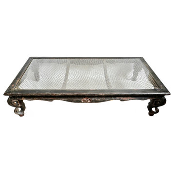 Consigned Antique Old Monk Coffee Table