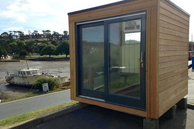 Photo of a contemporary shed and granny flat in Cornwall.
