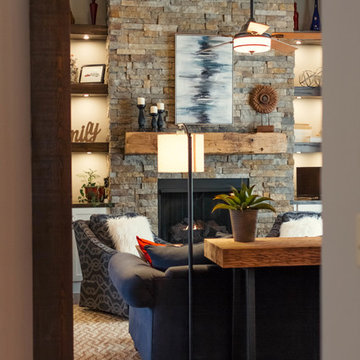 Modern Farmhouse Hearth Room