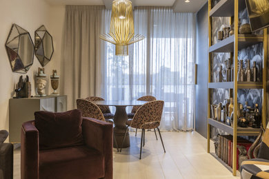 Idee per un soggiorno boho chic