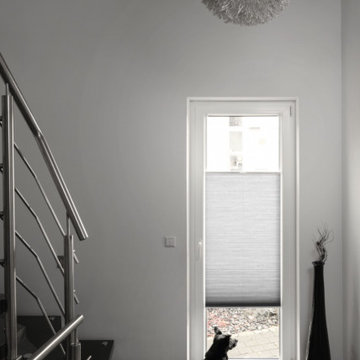 Honeycomb shades + blinds