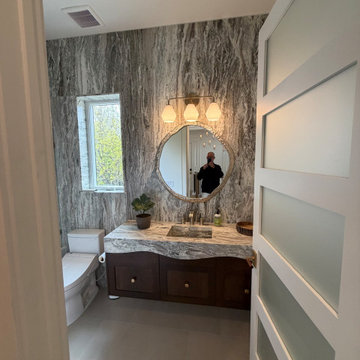 Utley Project- Luxury Transitional back with Custom Stonework
