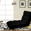 Turbo Convertible Chaise Lounger in Black
