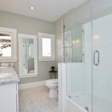 kids bath shower glass