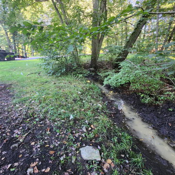 Yard Drain & Downspout Drainage Installation