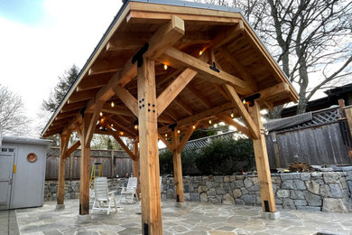 Timber frame gazebo, pergola, & hard scapes design and build