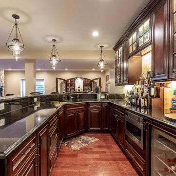 Amazing Basement Remodel, with Irresistible Wine Cellar in Ashburn VA