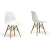 Azzo Plastic Side Chairs, Set of 2