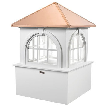 Smithsonian Arlington Vinyl Cupola With Copper Roof 30"x45"