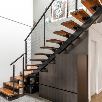 Understairs Dark Joinery