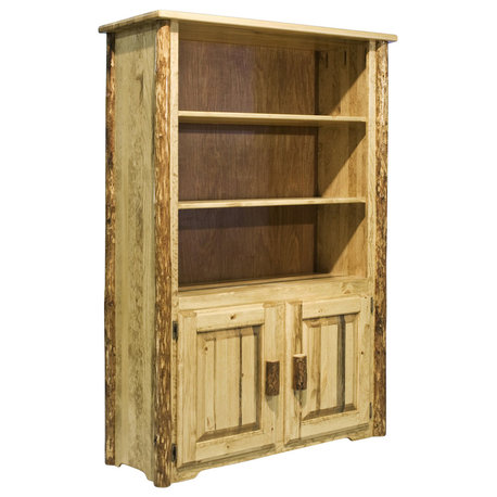Glacier Country Collection Bookcase With Storage