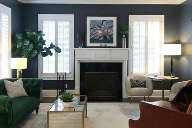 Elegant living room photo in Atlanta