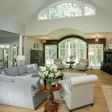 Shades Of Gray Open Living Plan -- Michigan Project