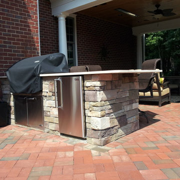 Cultured Stone Outdoor kitchen & Grill