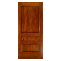 EXMA300 MAHOGANY HURRICANE IMPACT RESISTANT RATED 3 PANEL (1-3/4" ) - Windows And Doors