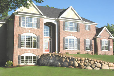Example of a classic exterior home design in Atlanta