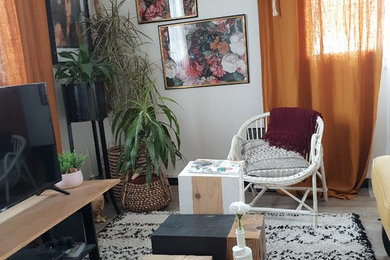 Photo of an eclectic living room in Toulouse.