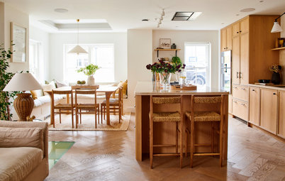 Before and After: Natural Colors and Textures Warm a Family Home