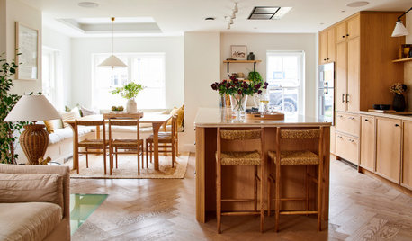 Before and After: Natural Colors and Textures Warm a Family Home