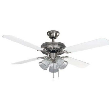 Canarm Chateau 52" Ceiling Fan, Brushed Pewter