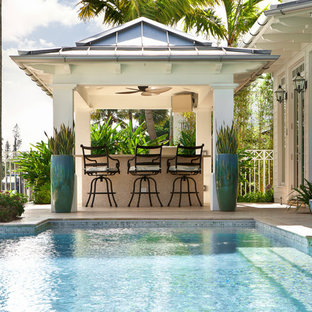 Kolonialstil Pool in Miami