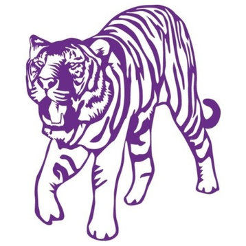 Tiger II Wall Decal, Violet, 39"x47"