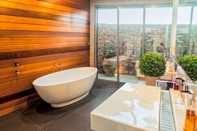 Modern bathroom in Hobart.