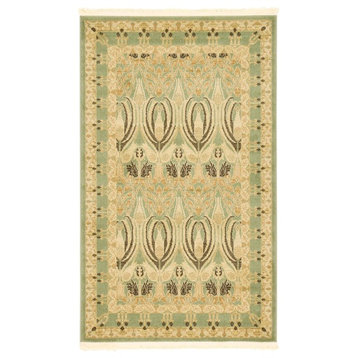 Traditional Stirling 3'3"x5'3" Rectangle Grass Area Rug
