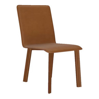 Perugia Top Grain Leather Side Chair - Contemporary - Dining Chairs ...
