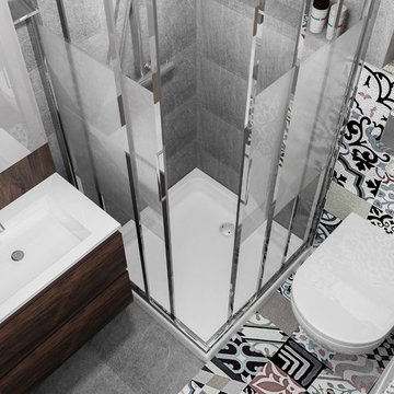 Simple, mais efficace le duplex qui se prolonge vers la douche