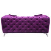 ACME Atronia Loveseat in Purple Fabric